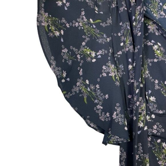 MaxStudio Tie Neck Flutter-Sleeve Dress - Picture 3 of 7